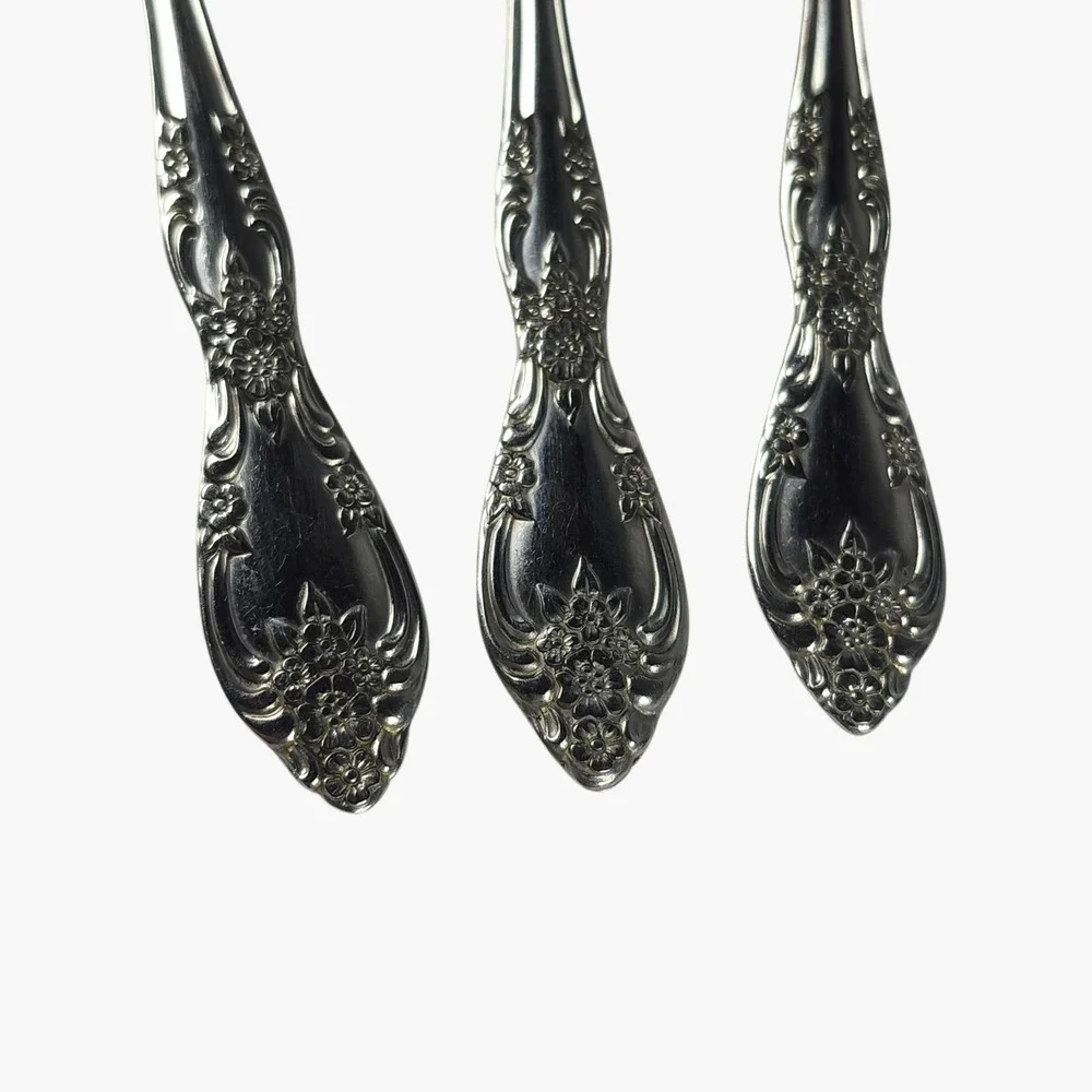 Oneida Profile‎ Spoons 3pc Set GALVESTON Stainless Steel 8 1/4 Replacement